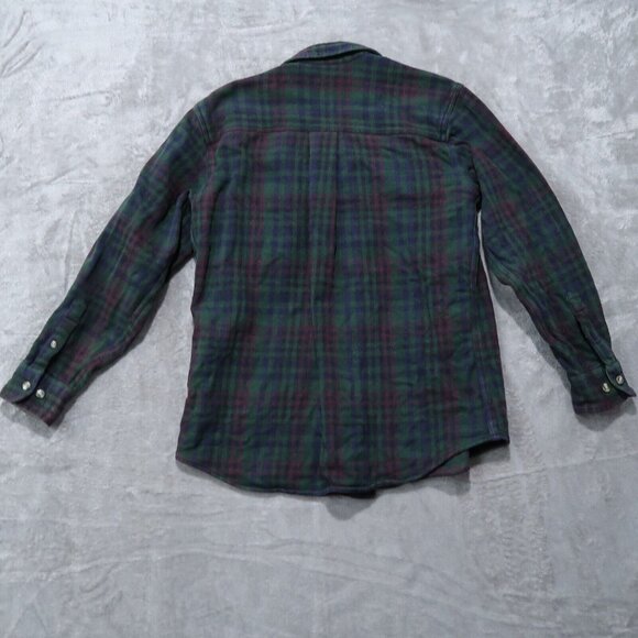 Elkmont Shirt Mens L Green Flannel Plaid Button Down Long Sleeve Outdoors Casual - Picture 5 of 14